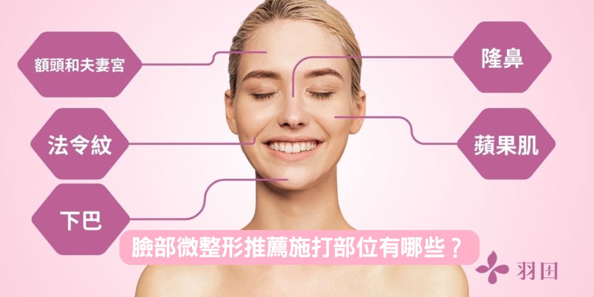 臉部微整形推薦施打部位有哪些
