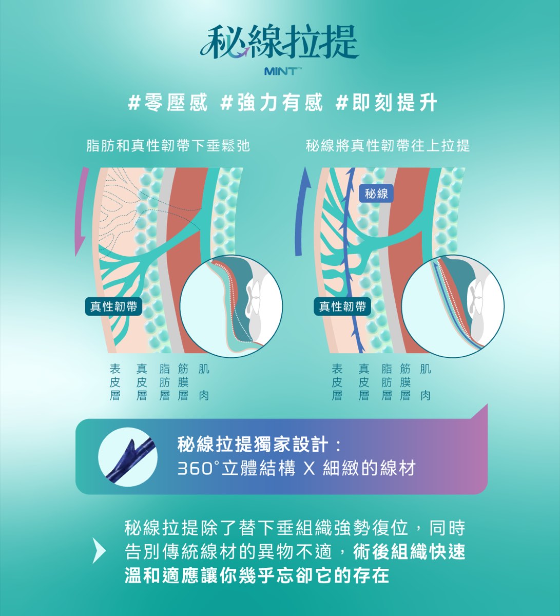 秘線拉提 MINT Lift 品牌形象視覺